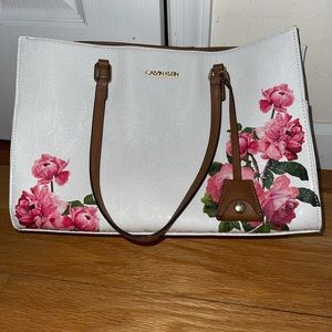 Calvin Klein cherry blossom purse